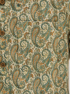 Men’s Paisley Sanganeri Print Half Sleeve Casual Shirt