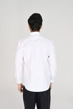 Men’s Classic White Linen Cotton Shirt